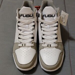 Men's FUBU 13 Black/White/Grey Hustle Sneakers